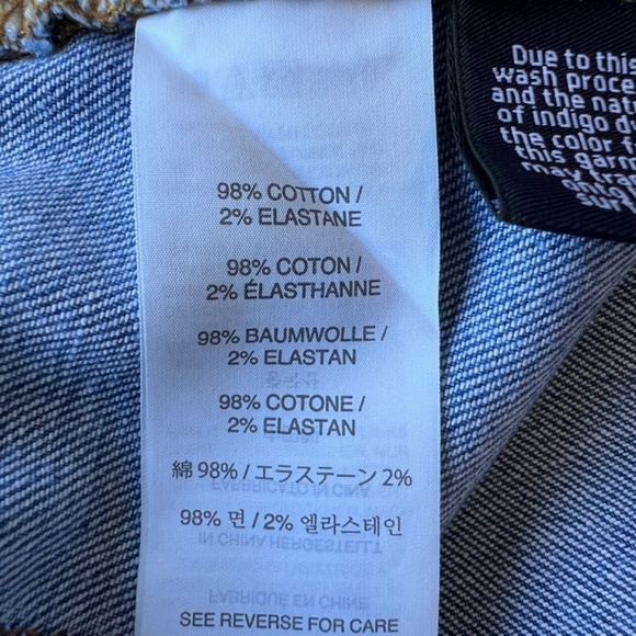 J. Crew Indigo Denim raw hem shorts with stretch - Picture 9 of 10